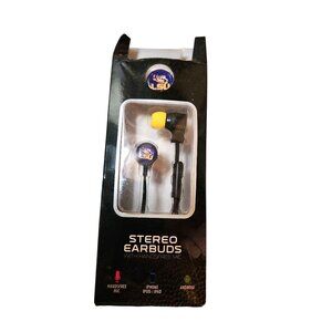 LSU Stereo Earbuds With Handsfree Mic For iPhone iPod iPad Android